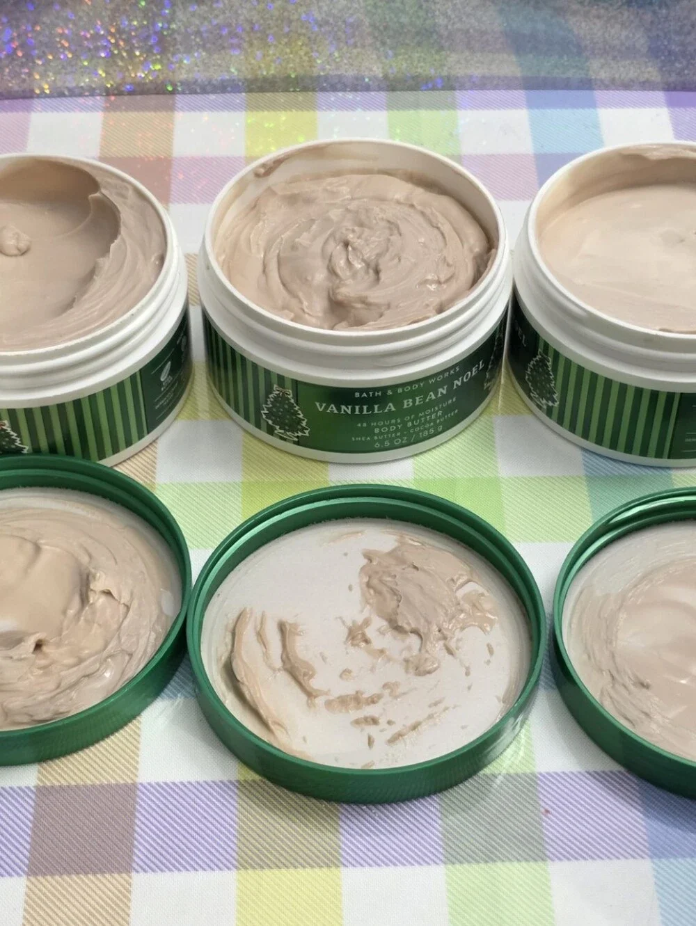 Bath & Body Works Vanilla Bean Noel Body Butter Set of 3 NEW RARE